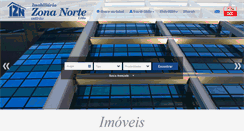 Desktop Screenshot of imobiliariazonanorte.com.br